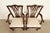 Late 20th Century Drexel Heritage Chippendale Carved Mahogany Armchairs, Pair For Sale - Image 5 of 13