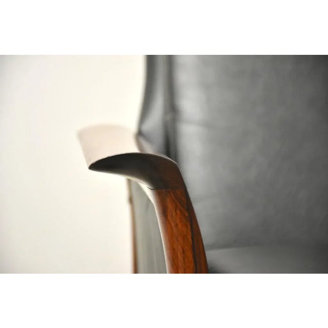 Black Modern Rosewood Lounge Chairs by Knut Sæter For Sale - Image 8 of 12