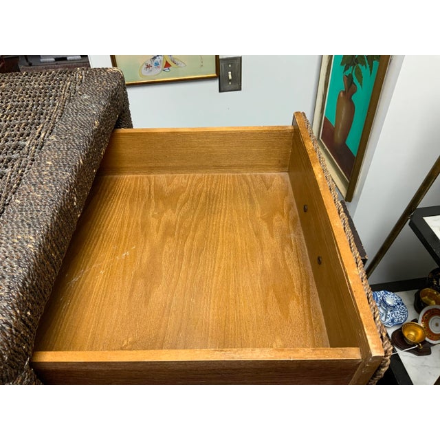 Brown 20th Century Rope Tall Chest of Drawers For Sale - Image 8 of 12