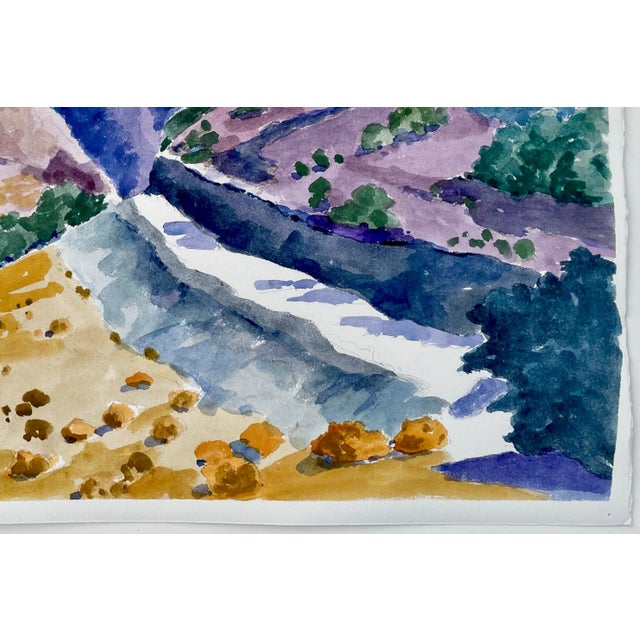 “Road to Nevada City” Landscape Watercolor by Mary Alice Copp 2023 - For Sale - Image 4 of 7