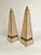 Pair of Maitland Smith Style Obelisks with Travertine and Marble Veneer For Sale In New York - Image 6 of 12
