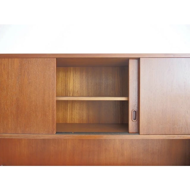 Large Danish Mid-Century Modern Teak Cabinet, 1960s For Sale - Image 10 of 11