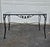 Vintage Wrought Iron Outdoor Dining Table Attributed to Meadowcraft 52"L 36"W 30"H Perfect indoor/Outdoor Dining Table the...