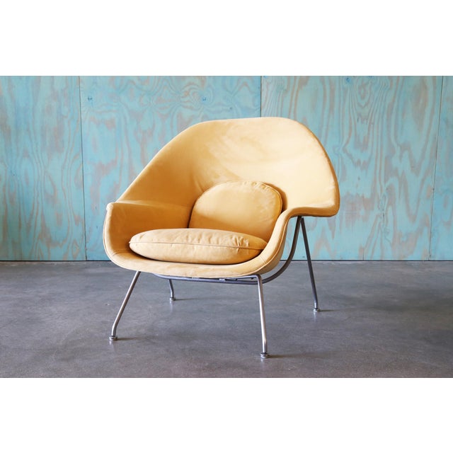 1960s Knoll Womb Chair and Ottoman Designed by Eero Saarinen Mid Century Modern, Attributed For Sale - Image 6 of 12