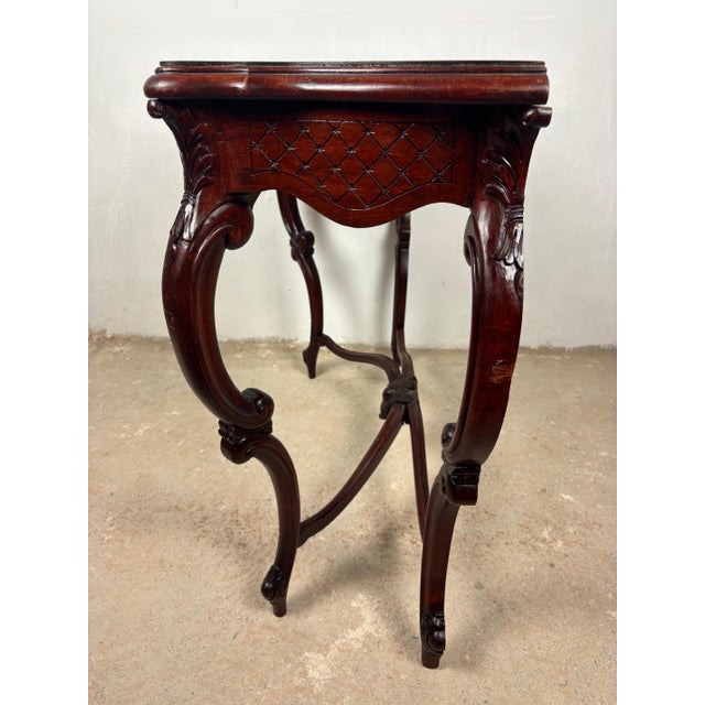 1920s Italian Rococo Style Carved Console Table, Early 20th Century For Sale - Image 5 of 14