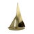 Mid-Century Modern Dolbi Cashier Solid Brass Nautical Sailboat For Sale - Image 3 of 5