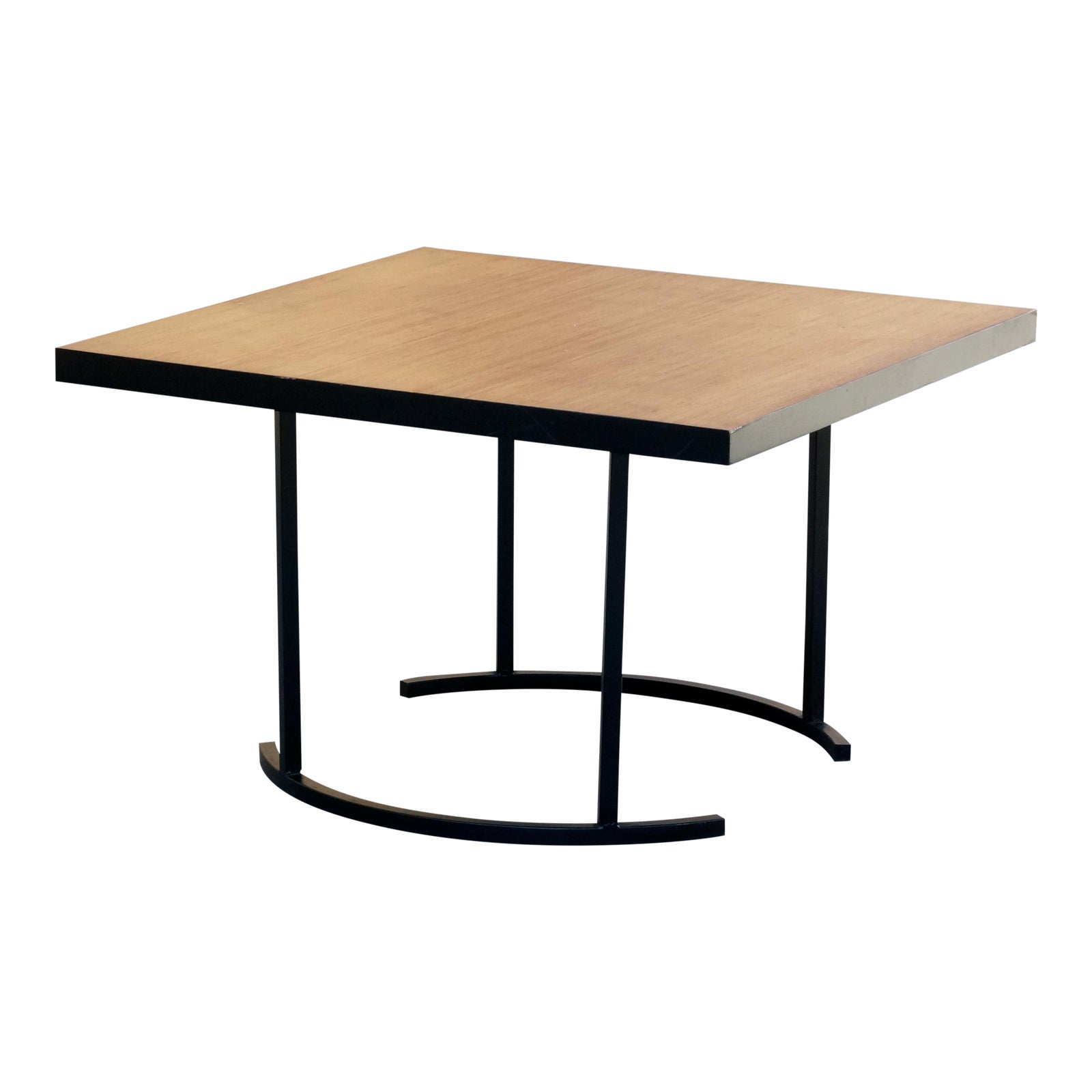 Vintage Half Moon Side Table, Custom Made, Modernist Inspired Chairish