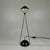 Glossy Black Meridiana Halogen Desk Lamp by Stefano Cevoli for Vermezzo, Italy, 1980s, in Very Good conditions. Designed...