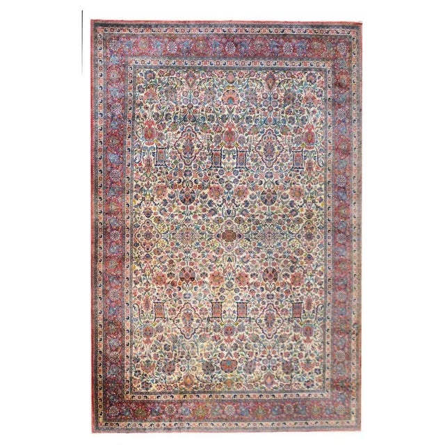 Early 20th Century Persian Kashan Rug For Sale - Image 13 of 13