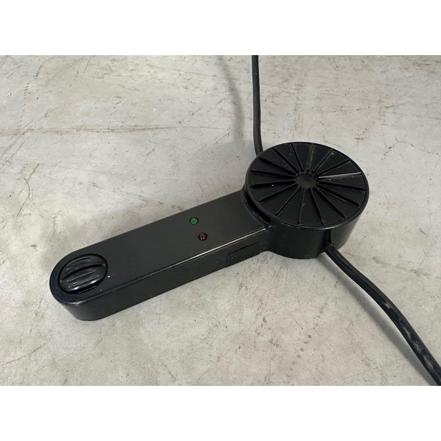 Black Adonis Floor Lamp by Gianfranco Frattini for Luci Italia, 1980s For Sale - Image 8 of 12