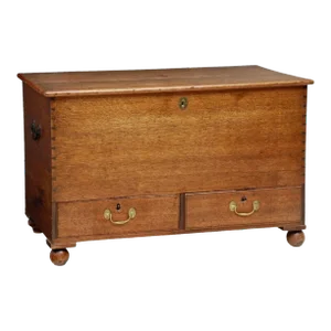 18th/19th Century English Georgian Period Oak Mule Chest