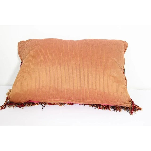 Textile Late 20th Century John Richard Moorish Style Decorative Red Throw Pillow For Sale - Image 7 of 11