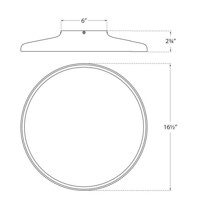 Modern Peter Bristol for Visual Comfort Signature Dot 16" Flush Mount in Polished Nickel For Sale - Image 3 of 3