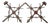 Antique English Victorian Wrought Iron and Metal Work Fence, 1890s For Sale