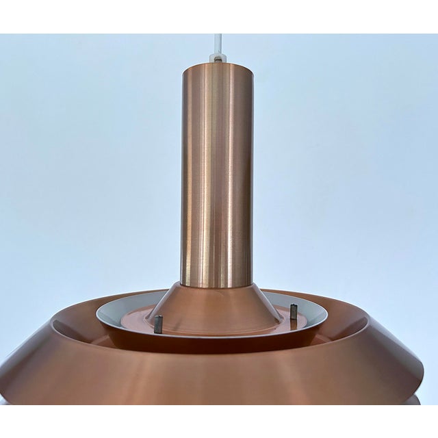 Mid-Century Modern Danish Copper Pendant Light, 1970s For Sale - Image 16 of 18