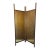 * Reserved for Rachel * Mid Century Amber Acrylic Diamond 2 Panel Room Divider / Screen For Sale