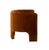 Worlds Away Matthew Izzo Home Lansky Rust Velvet Barrel Chair For Sale - Image 4 of 7