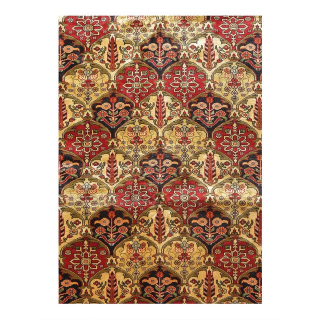 2020s Pasargad DC Double-Sided Hand-Knotted Silk Quchan Rug For Sale - Image 5 of 7