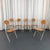 1980s Set of Six Post-Modern r.j.c. Reversible Folding Chairs by René-Jean Caillette For Sale - Image 5 of 9