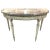 Gray 18th Century French Louis XVI Style Demilune Console With Grey Marble For Sale - Image 8 of 8