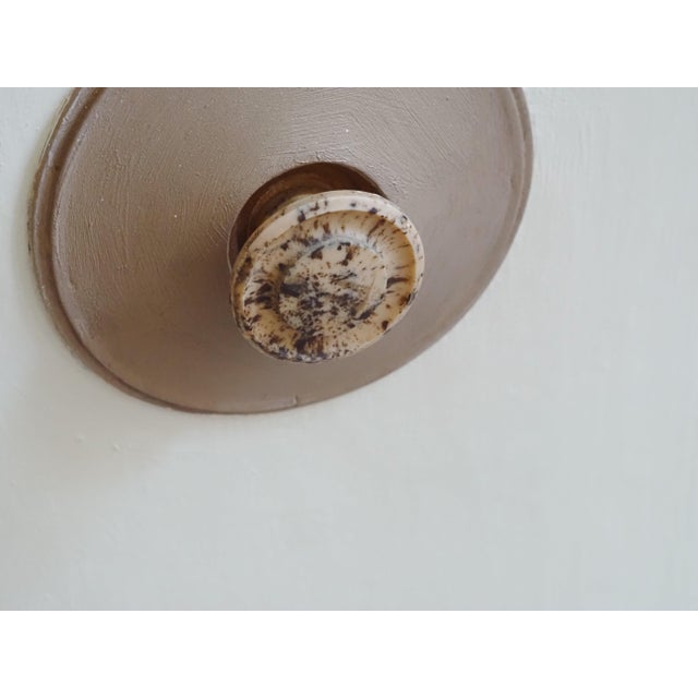 Antique White Glass Display Cabinet For Sale - Image 13 of 14