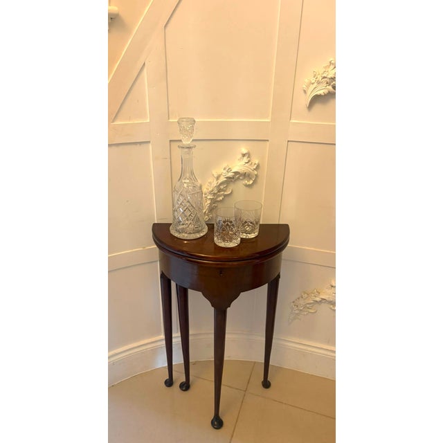 Antique Victorian Mahogany Side Table, 1880 For Sale - Image 10 of 15