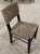 4 Palecek Blackened Pananawood & Woven Seagrass Dining Chairs, Late 20th Century For Sale - Image 12 of 17