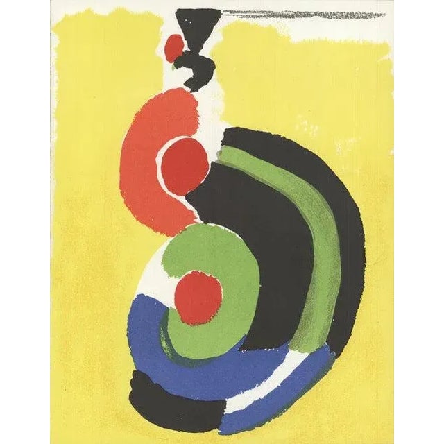 Artist: Sonia Delaunay Title: Composition pour XXieme Siecle Year: 1972 Signed: No Medium: Lithograph Paper Size: 12.25 x...