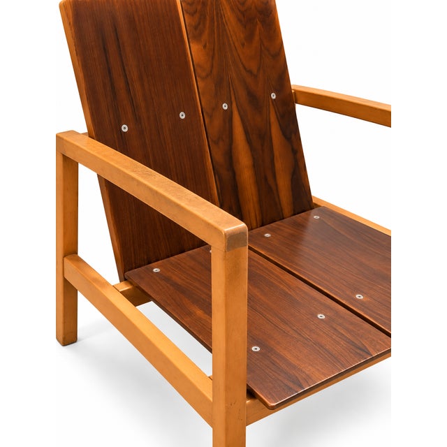 Brown Rare Lewis Butler Model 645 Lounge Chair for Knoll Associates, C. 1955 For Sale - Image 8 of 9