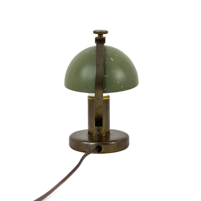Table Lamp by Eriks Tidstrand for Nordiska Kompaniet, 1940, in Worn conditions. Designed 1920 to 1949 European Plug (up to...