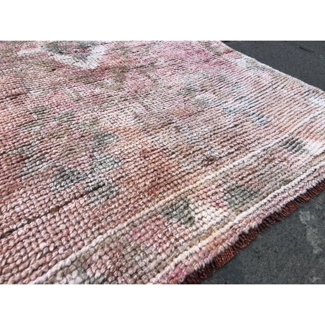 Turkish 1960s Vintage Handmade Long Runner- 2′8″ × 10′9″ For Sale - Image 3 of 11