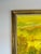 Wood Jean Tsamis " Landscape of Portugal" Oil on Canvas Painting, Framed For Sale - Image 7 of 12