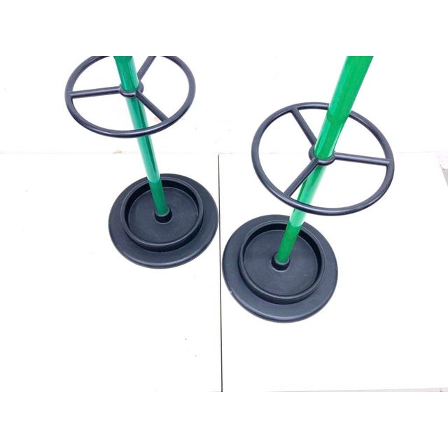 Black Vintage Coat Racks by Raul Barbieri & Giorgio Marianelli, 1980s, Set of 2 For Sale - Image 8 of 13