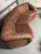 Postmodern Vintage Carson’s of High Point Postmodern Curved Sectional Sofa, Pair — Metallic Bronze Upholstery For Sale - Image 3 of 6