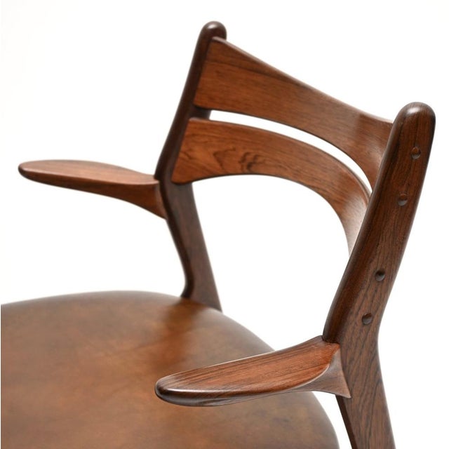 Vintage Danish Carver Armchair by Erik Buch, 1960 For Sale - Image 9 of 11
