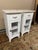 Elegant Furniture Madison Avenue Marble Top Glass Door Cabinets, Pair For Sale - Image 4 of 15