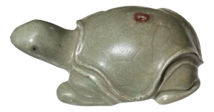Korean Ceramic Celadon Turtle Form Water Dropper Goryeo Period