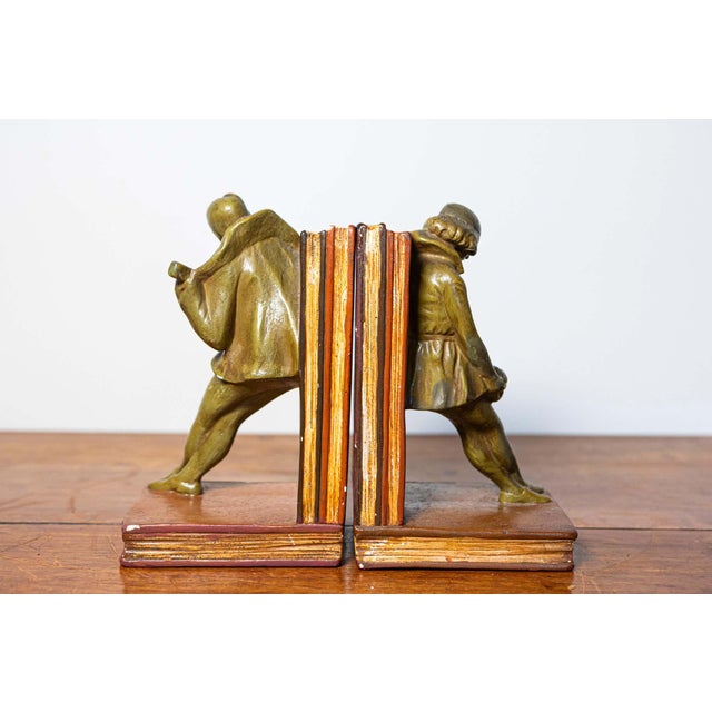 Pair of 20th Century French Bookends For Sale - Image 9 of 10