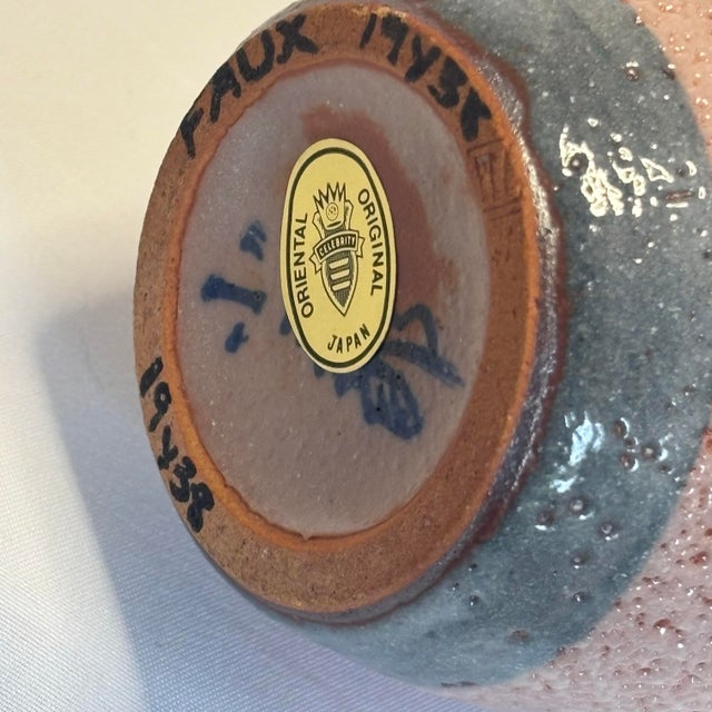 Japanese Mid-Century Japanese Studio Pottery Bud Vase For Sale - Image 3 of 5