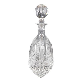 Vintage Three Sided Decanter For Sale