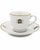 Vintage the 21 Club Nyc Restaurant Demitasse Cup & Saucer New York City For Sale - Image 9 of 12