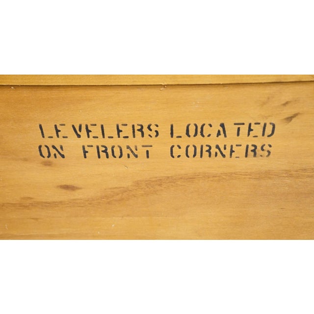 Cresent Furniture Solid Cherry Traditional Style 60" Buffet W. Lighted Display China Cabinet 724-87 For Sale - Image 16 of 16