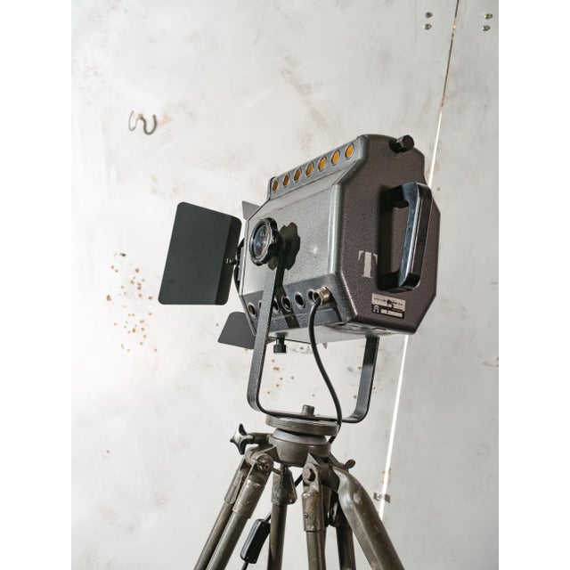 Gray Industrial Studio Spotlight Floor Lamp from ADB, Belgium, 1960s For Sale - Image 8 of 16