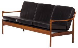 Vintage Three-Seater Sofa by Torbjorn Afdal for Bruksbo, 1960s