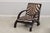Brown Art Deco Modern Style Zebra Print Chair & Ottoman For Sale - Image 8 of 18