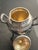 Antique Neoclassical French Silver-Plate Teapot Set Creamer & Sugar Box- 3 Pieces For Sale - Image 4 of 12