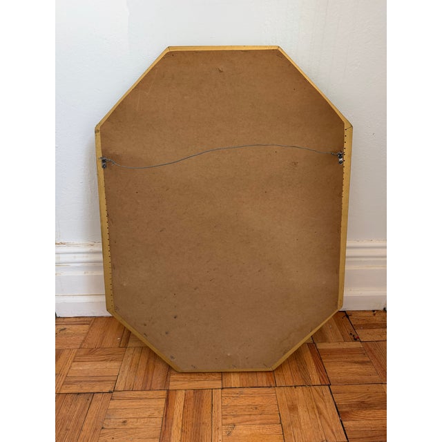 1970s Vintage Large Octagonal Mirror For Sale - Image 5 of 7