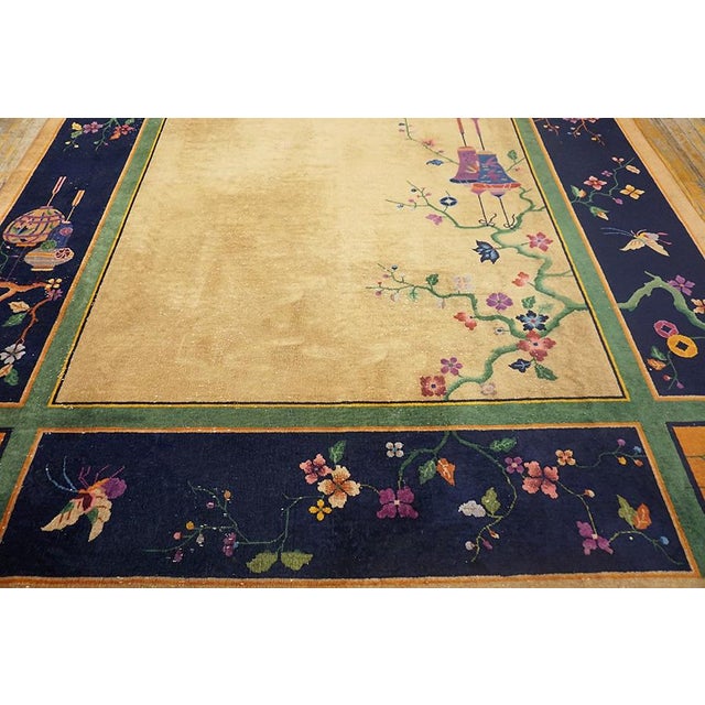 1920s Chinese Art Deco Carpet For Sale - Image 10 of 13