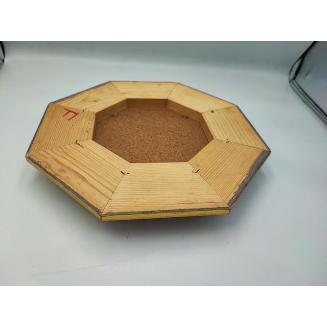 Vintage Wooden Mirror, 1970s For Sale - Image 6 of 7