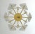 Mid-Century Italian Modern Brass and Murano Glass Chandelier, 1970s For Sale - Image 6 of 7